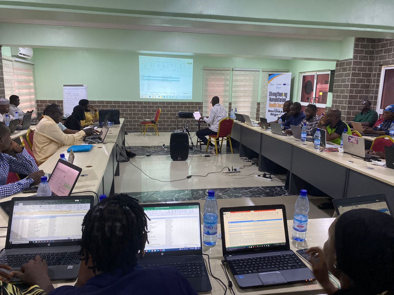 Humanitarian health sector strengthening training session